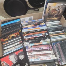 Set Of 74  DVD Few Cds 