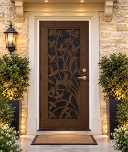 30” x 80” Copper Aluminum Security Door