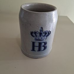 Hofbraus Munchen German Stoneware Beir Beer Stein