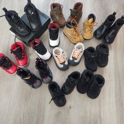 Size 4c//5c, 15 Pairs Of  Baby Sneakers 