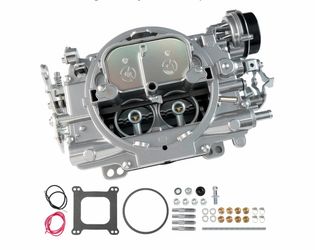 1406 Carburetor for Performer 600 CFM Square Bore 4-Barrel for Chevrolet AFB-Style with Electric Choke, Compatible with Silverado Corvette Mustang Mer