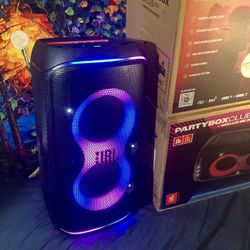 JBL Partybox Club Live Portable Bluetooth Wireless Party Speaker - LED Lights, Wireless Microphone, Bass Boost