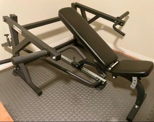 Titan Chest Press & Hammer Strength machines.