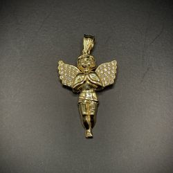 Angel Pendant 10k Gold