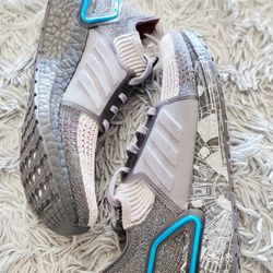 Size 7.5 Adidas Ultraboost 19 Star Wars FW0525 Millennium Falcon.
