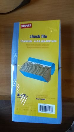 Check file from Staples brand new still in plastic
