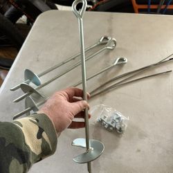 $10 - Heavy Duty Anchors - Greenhouse - Tent - Commercial Grade