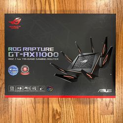 ASUS ROG Rapture WiFi 6 Wireless Gaming Router (GT-AX11000) 