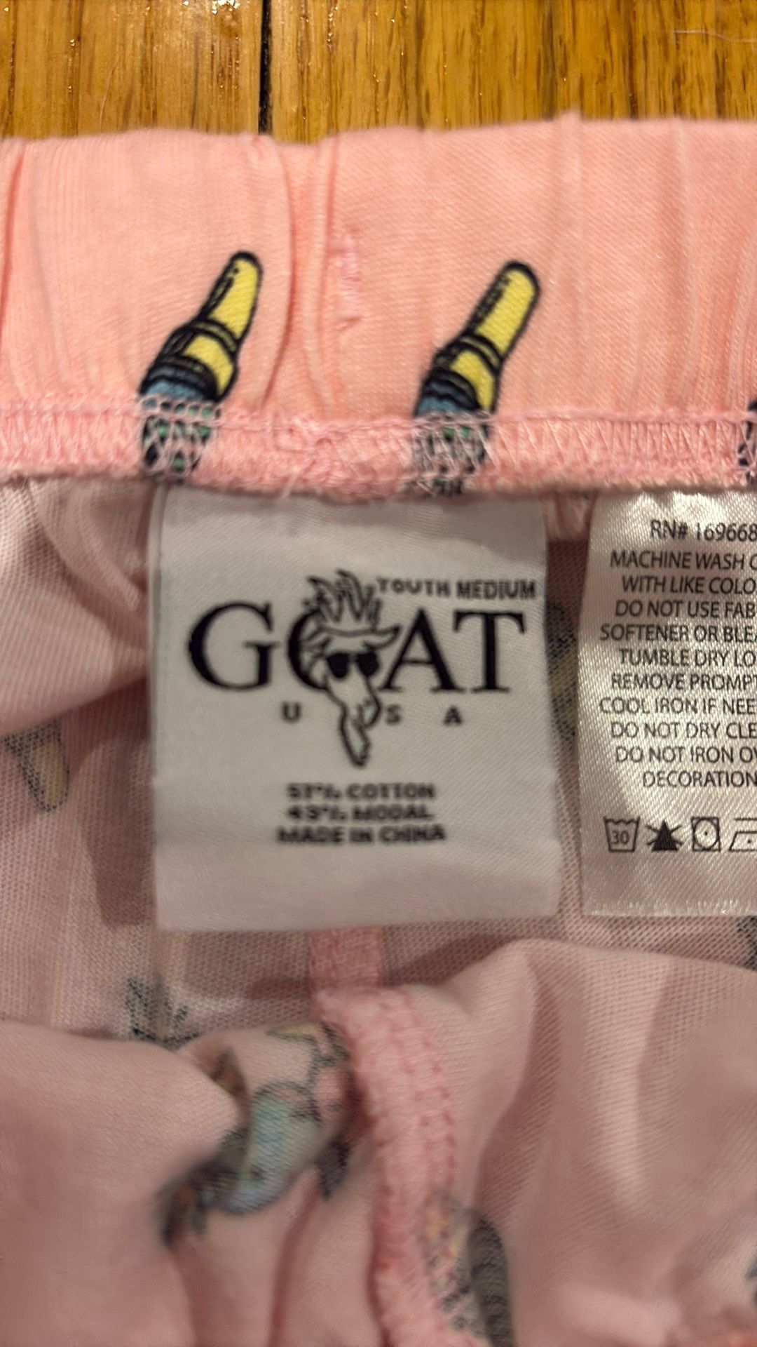 GOAT Youth Medium Pajama Pants