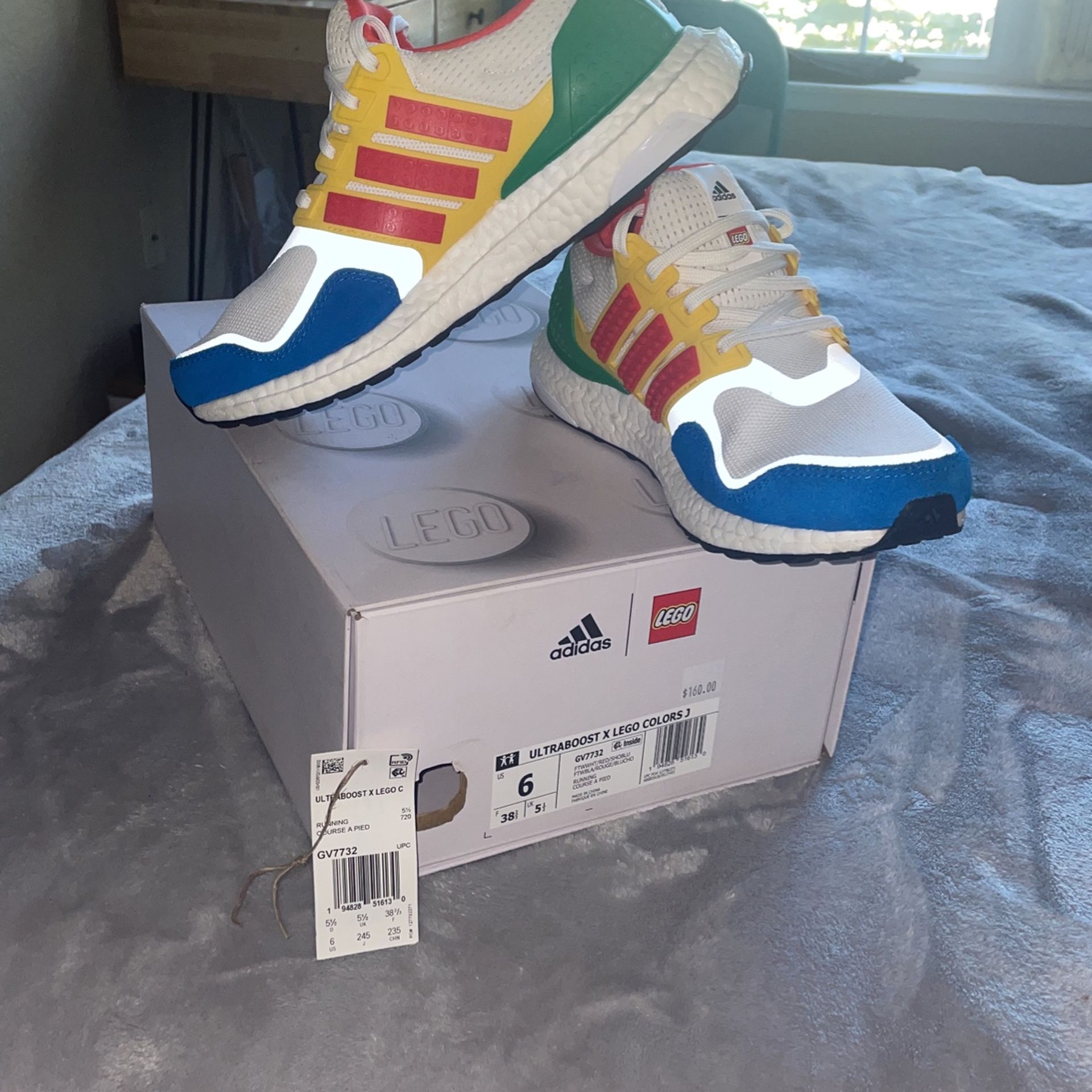 Womens 8 Adidas Ultraboost Lego Shoes