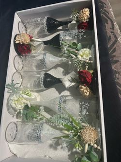 6 copas de boda