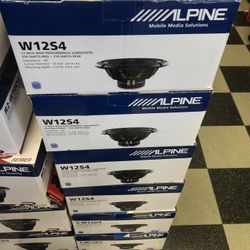 Alpine 12 Inch Subwoofer On Sale For 79.99