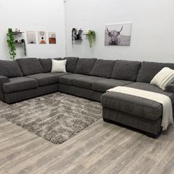 Gray Sectional Couch - Free Delivery 