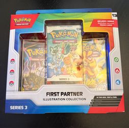 Pokémon TCG First Partner Illustration Collection Series 3 Box - Brand New Sealed