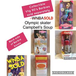 Olympic Skater Barbie Vtg 1990’s Collectible NIB - 