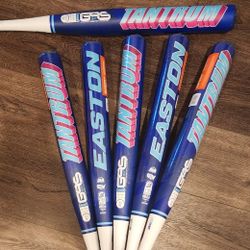 EASTON TANTRUM - Slowpitch Bat Softball USSSA UTrip Slow Pitch Bats 1pc One Piece Endload 26oz 27oz