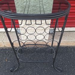 Glass Wine/Vino Stand