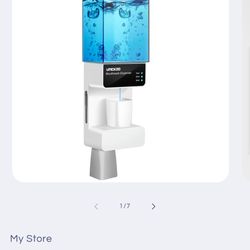 Automatic Mouthwash Dispenser Touchless 700mL(23.67 Oz),Wall Mounted Mouth Wash Dispenser for Bathroom with Magnetic Cups,Perfect for Kids and Adults 