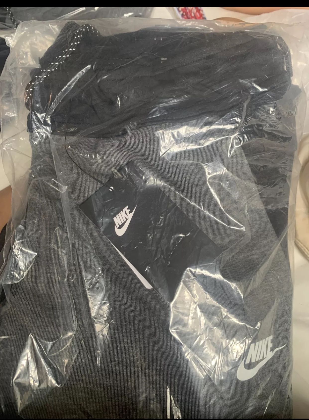 Black, Gray, Nike Tech Joggers