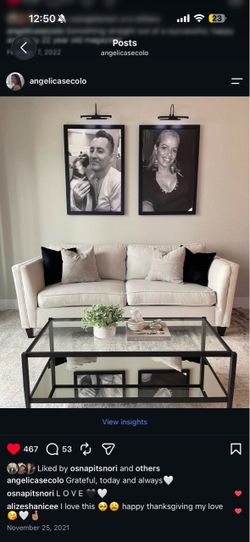 GLASS COFFEE TABLE