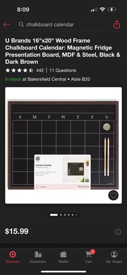 Chalkboard Calendar