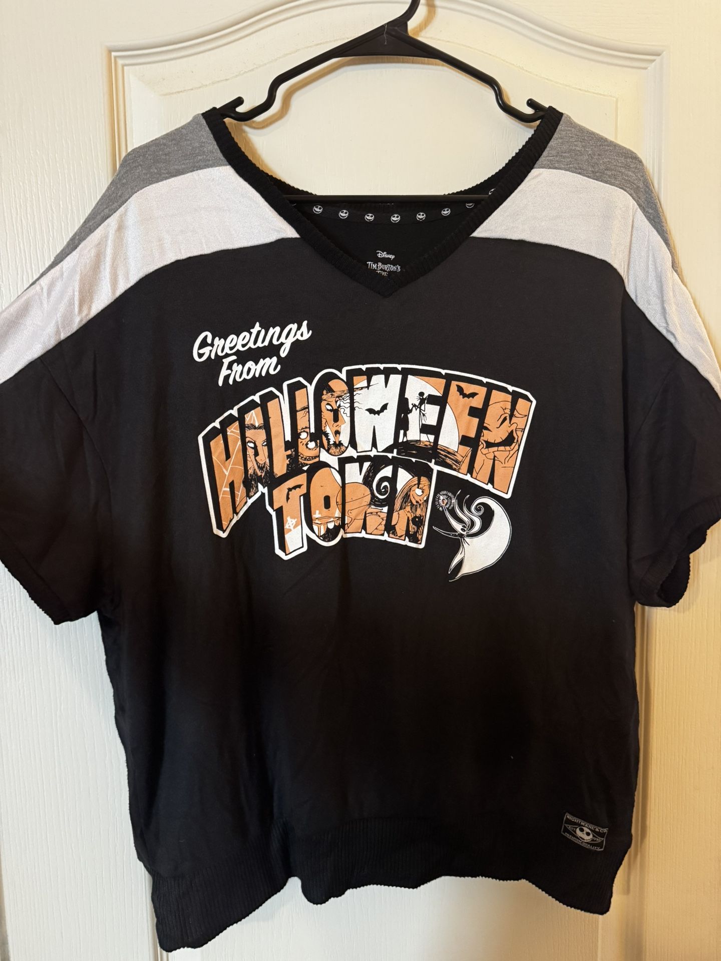 Brand New Nightmare Before Christmas Pajama Top