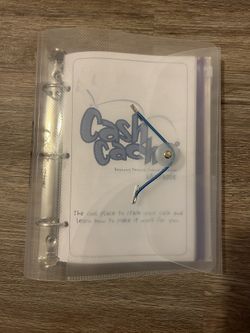 NEW Cash Cashe Binder