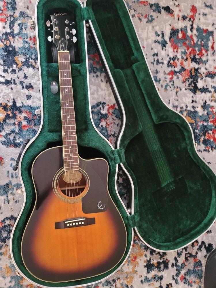 Epiphone Acoustic Guitar with Case