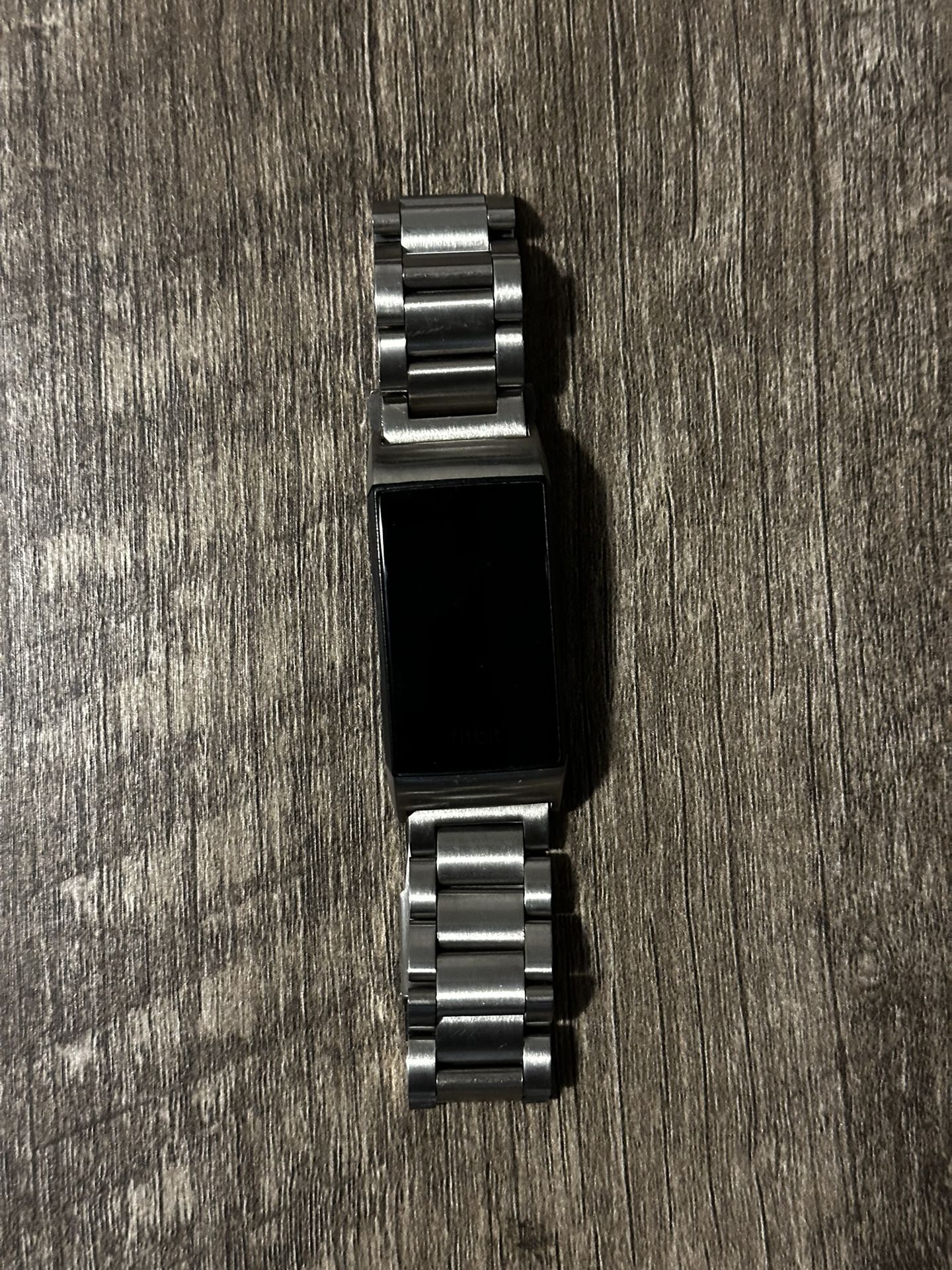 Fitbit With Silver Strap