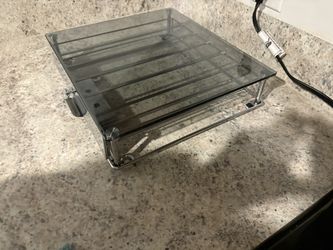 Glass coffee rack