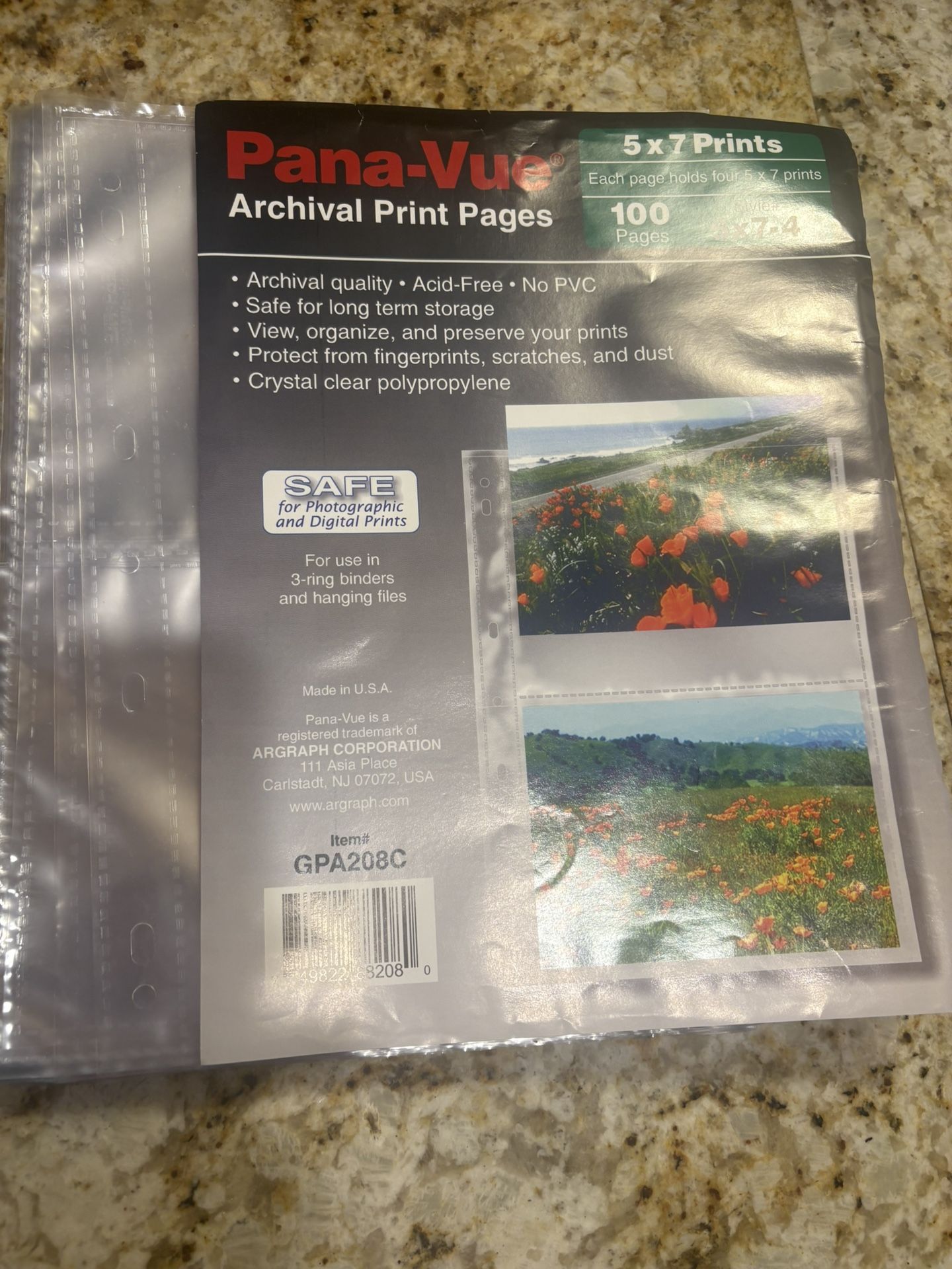 Picture Clear Covers 100 5x7