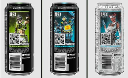 Apex Legends Monster Energy Drink 16oz Limited Edition Cans Set. Total 3 Full Cans