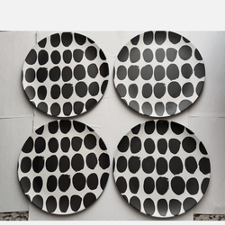 Marikekko Melamine Plates (4 set)