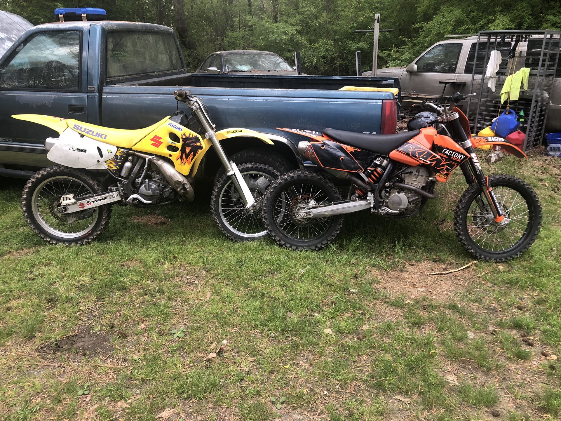 2000 &2008 Suzuki  and KTM RM and KTM