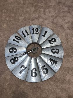 Windmill clock