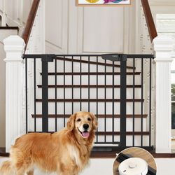 29.7-46" Baby Gate for Stairs, Mom's Choice Awards Winner-Auto Close Dog Gate for The House, Gifts for Mom, Easy Install Pressure Mounted Pet Gates fo
