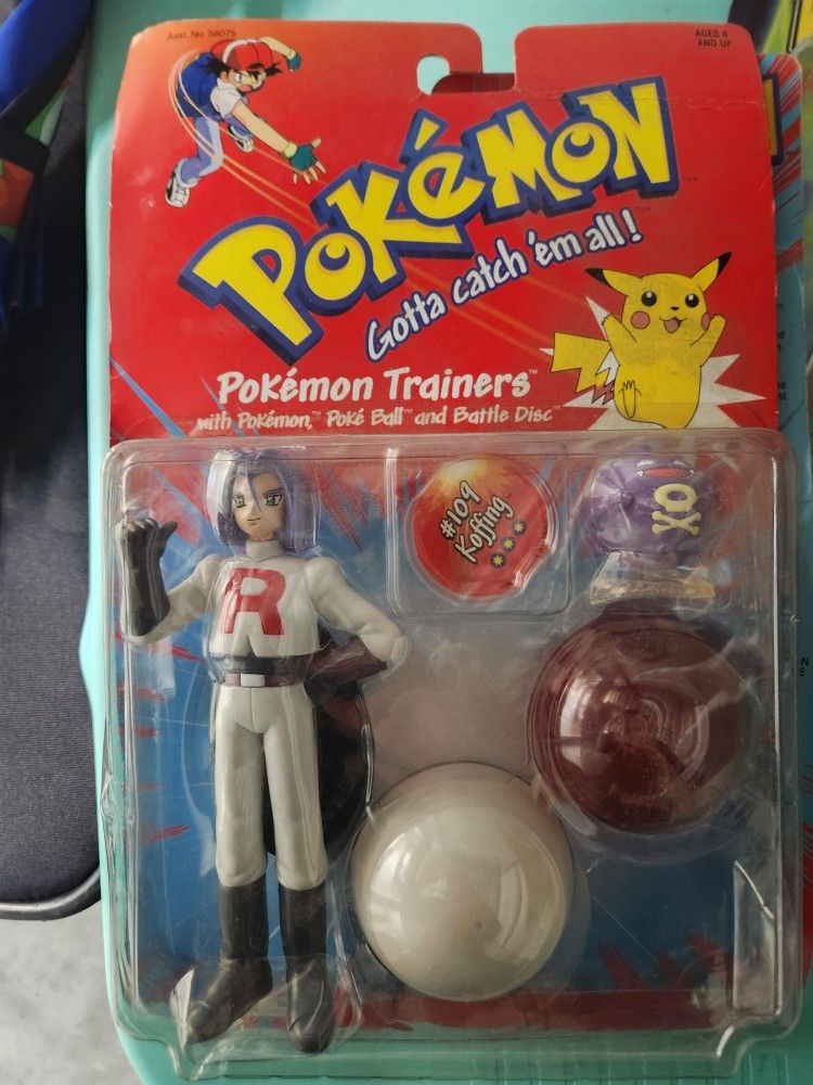 2x Pokemon Trainer James vintage 1999