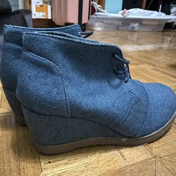 Denim Wedge