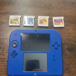 Nintendo 2ds with games