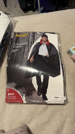 Spirit Halloween Vampire Cape Adult One Size