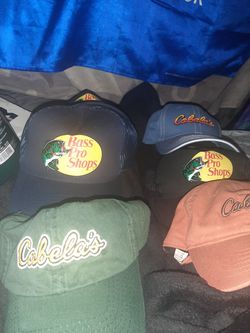 Bass Pro Shop Hats X6 All New $30. for Sale in Milton, WA