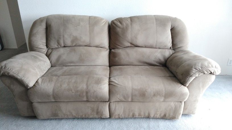 Jerome's Loveseat Dual Recliners - Microfiber