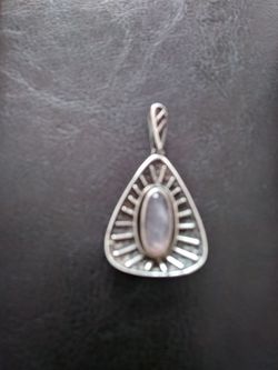 Sterling silver with gemstone