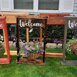 Customized Outdoor Hanging Basket Stand