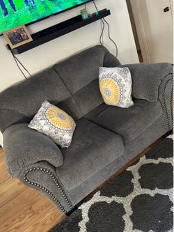 3 piece couch set with area rug
