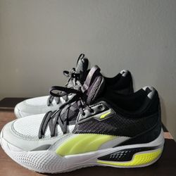 Puma Court Rider 1 Black/White/Neon. Size 9.5