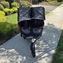 Bob Double Stroller (Bob Duallie) And Accessories