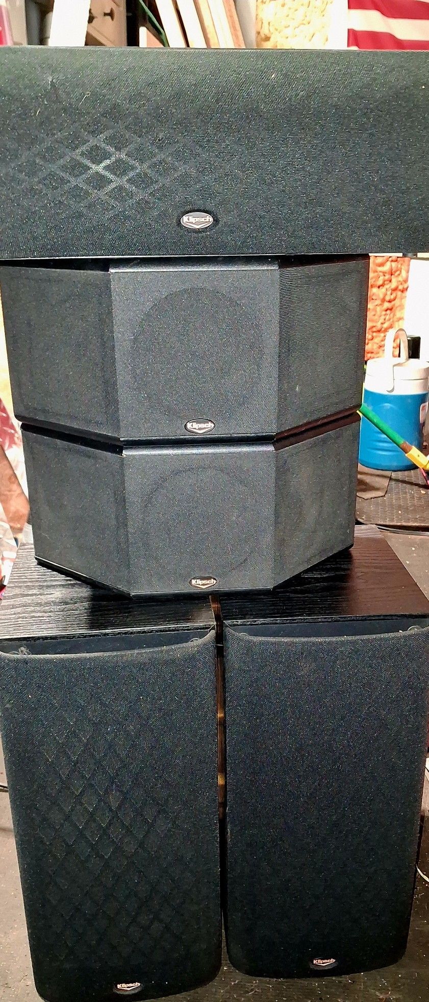 Klipsch 5 Speaker Sorround Sound 