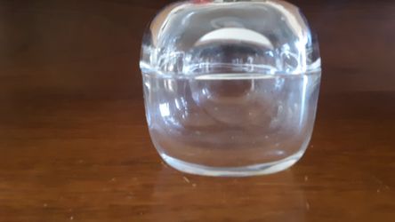 Vintage crystal box with a lid by Colette