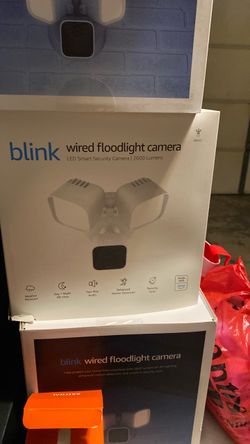 Blink Wired Floodlight Camera $60